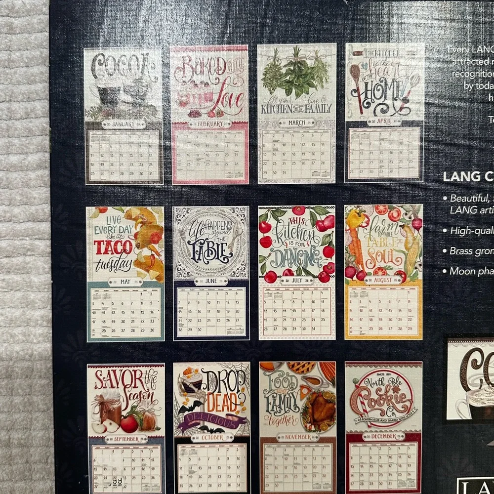 2026 Love to Cook Calendar